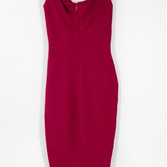 Nookie Dolly Twist Front Off-Shoulder Red Dress - Picture 3 of 4